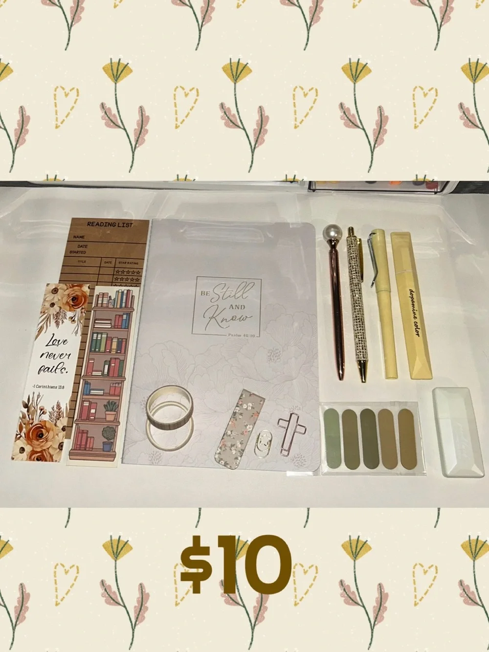N/A floral journal